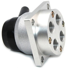 2X 3 Position 4 Way G1/4 Inch Dia Pneumatic Hand Lever Valve K34R6-8D Manual Directional Valve Mechanical Control Valve