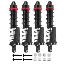 Metal 110mm Oil Damper for 1/10 RC Crawler Car Axial SCX10 AXI03007 RBX10 D90 TRX4,Black