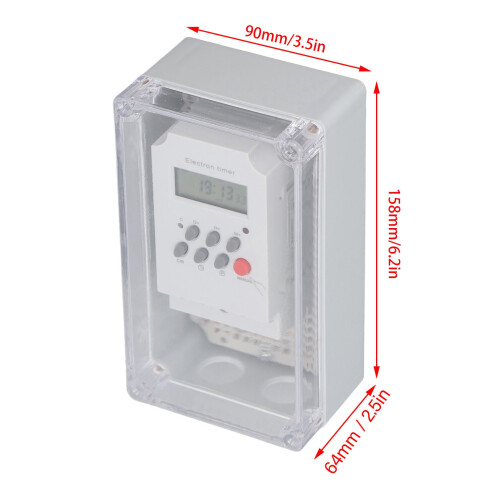 Poolpumpentimer wasserdicht digital 110 V 25 A 200 mAh 1