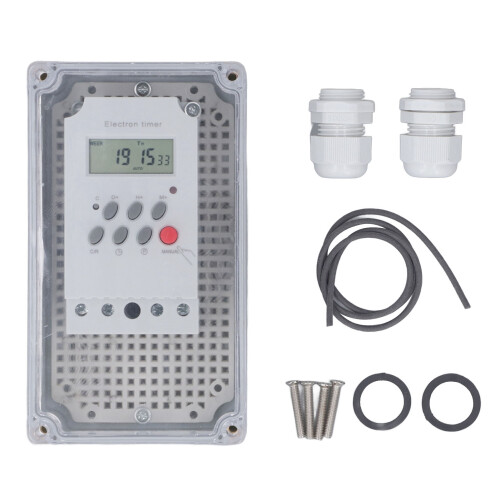 Poolpumpentimer wasserdicht digital 110 V 25 A 200 mAh 2