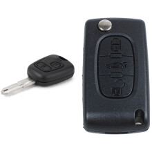 2Pcs Key Shell Transit Key Remote Shell Sw Foldable for 407 - 2 Button & 3 Buttons