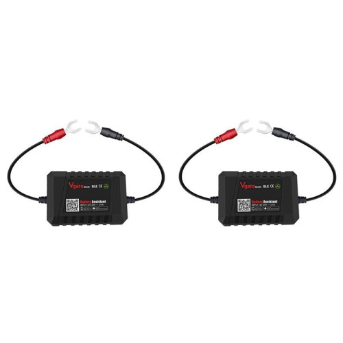 2X BA100 12V Bilbatteritestningsmonitor  4.0 Bilbatteriassistentmonitor