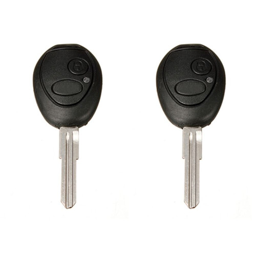 2X 2 Button Remote Key Fob Case Shell Uncut Blade for   99-04