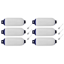 6PCS Inflatable Boat PVC Boat Anchor Bumper Marine Boat for Boat, Sailboat, Cuddy Etc (4.5X16 Inch)