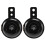 2X Corno Elettrico 6V Nero Mount per Auto, Moto, Camion 1