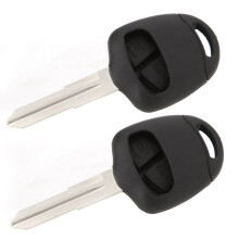 2X Replacement 2 Buttons Keyless Entry Remote Car Key Fob Shell Case Protection Cover for Pajero Triton