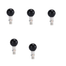 5pz Base Un Sfera da 1 Pollice M10 x 1,25 Attacco Filettato Maschio, Motocicletta per Supporti per Ram