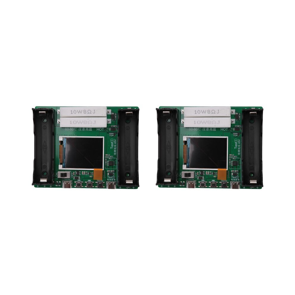 2X 18650 Lithium Battery Capacity Module Measurement Internal Resistance Tester Lcd Digital Capacity Tester Module 4711834850261