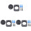 3X 12V-24V Waterproof Car Motorcycle LED Digital Display Voltmeter Voltage Meter Black 1