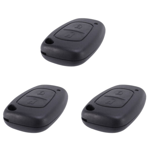 3X Remote 2 Button Key Fob Case for   Movano/Vivaro  Trafic 1