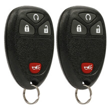 2X Key Fob Keyless Entry Remote for Chevy Silverado Traverse Equinox Avalanche/ Sierra 2007-2016, 15913421 OUC60270