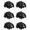 120 Pieces Black Plastic Waterproof Cable Gland Connector PG7 1