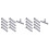 20Pcs Stainless Steel Stemball Swage Stud Dead Ends Threaded Stud  with Cable Tensioner for 1/8Inch Cable Railing Kit 1