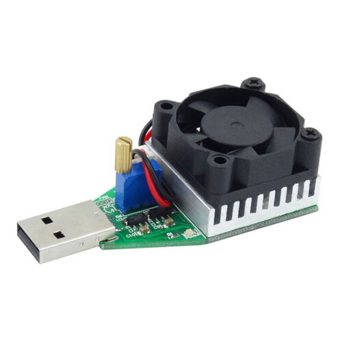 USB Battery Capacity Tester Adjustable Constant Current Electronic Load 15W Resistance Charging Testerster 1