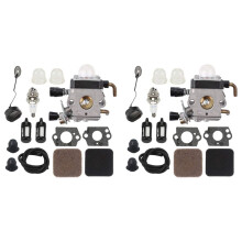 2X FS85 Vergaser Kit für Sthil FS75 FS80 FS85 HS75 HS80 HS85 HL75 FH75 HT70 HT75 KM80 KM85 SP80 SP85 FC85 FC85