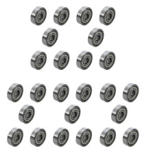 50 Pcs 625ZZ 5mm x 16mm x 5mm Shielded Deep Radial Bearing