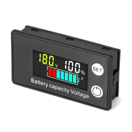 LCD Liquid Crystal 8-100V Voltmeter Battery Car Power Detection Digital Lithium Battery Capacity Display Module,C