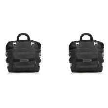 2X Rhinowalk Motorcycle Bag 20L Universal Side Saddle Bag with Removable Waterproof Inner Bag Outdoor Motorbike Luggage