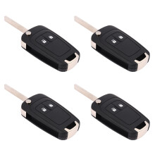 4X 2 Buttons 434MHz with ID46 Chip Car Remote Control Key Fob for Aveo Cruze Orlando HU100 Blade