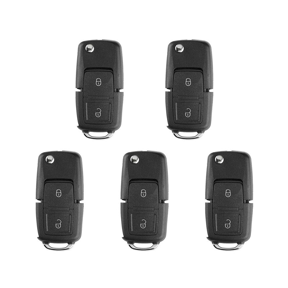 5X For Xhorse Xkb508en Wire Universal Remote Key 2 Button Fob For B5 Style For Vvdi Key Tool 6031177077377