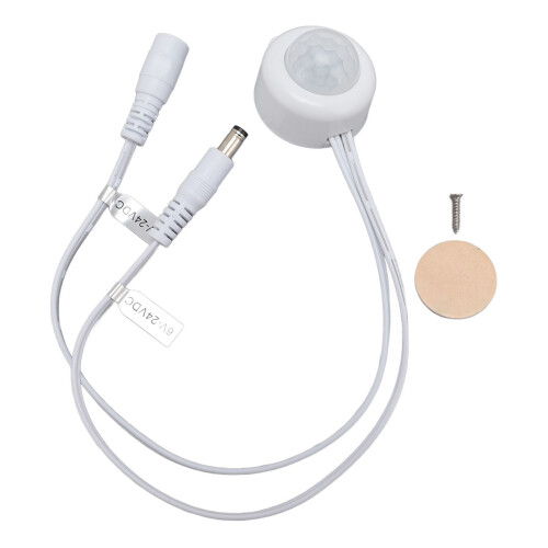 PIR 15‑360S Motion Sensor Switch, DC 6V-24V, 5A, Adjustable Delay 1