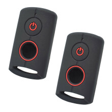 2X Black Motor Remote Key Fob Case for NVX155 XMAX XMAX300 QBIX AEROX JAUNS 2018 2019