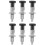 6X M10 Stainless Steel Self Locking Index Plunger Pin with Self Locking Function for Dividing 1