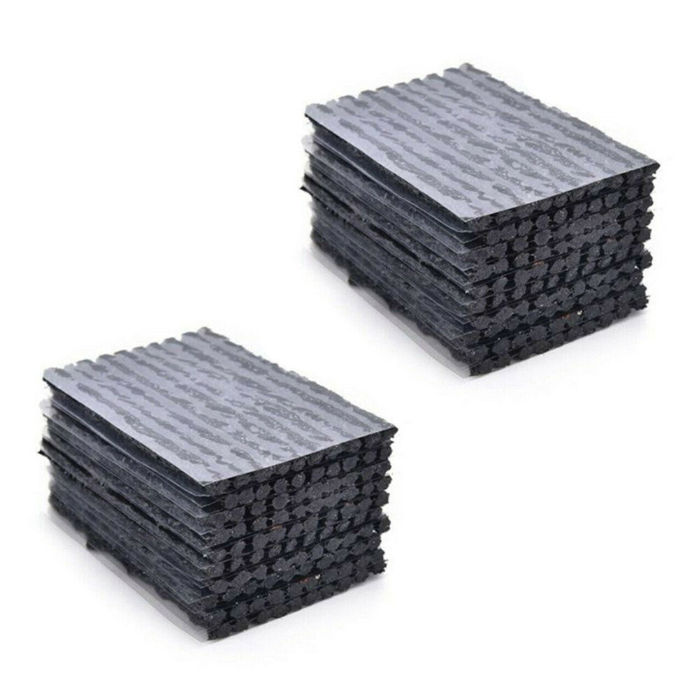 100Pcs Car Bike Tyre Tubeless Seal Strip Plug Tire Puncture Repair Seal Strips Recovery Kit 6033286422796