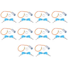 10X Universal Starting Key Lock Wires Ignition Power Keys for Electric Bike Scooters E-Bike