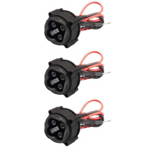 3X for Cart 2008-2010 48-Volt Charger Plug Receptacle JW2-H6181-02 Cart Accessories