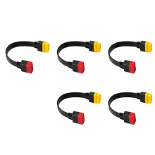 5X Nowe ZłąCze Kabla PrzedłUżAjąCego Obd Obd2 Do Uruchomienia X431 V/Easydiag 3.0/Mdiag/Golo Główny 16Pin Kabel MęSki Na żEńSki 36cm