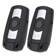 2X Replacement 3 Button Remote Keyless Key Shell Fob Case for 1 3 5 6 7 E90 E93 E92 M3 M5 X3 X5