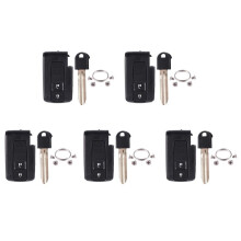 5X 2 Button Remote Key Case Shell and Blade for Verso Prius