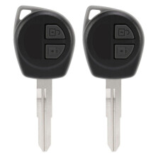 2X 2-Button Uncut Remote Key FOB Case for IGNIS ALTO SX4 AGILA Black