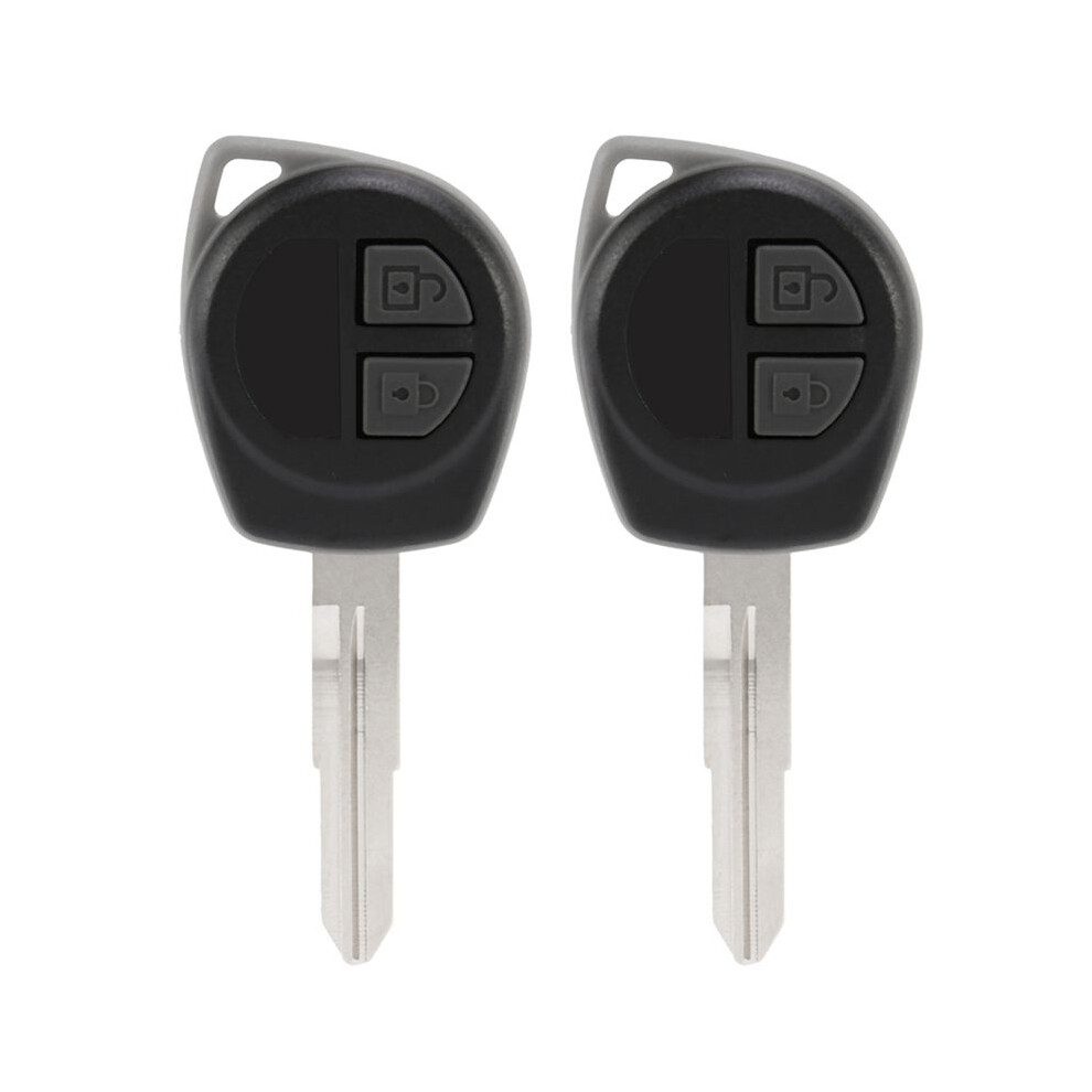 2X 2-Button Uncut Remote Key Fob Case For Ignis Alto Sx4 Agila Black 4713131987688