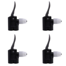 4X Bike Bicycle Dual  Pump Nozzle Valve Connector Hose Adapter Pumping Parts