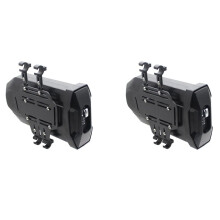 2X Wasserdichter Motorrad-Werkzeugkasten für VOGE Valico 300DS 500DS DS525X 650DS, 3,8 Liter Werkzeugkasten auf der Linken Seite