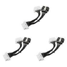 3X 16 Pin OBD2 OBDii OBD2 Splitter Extension Cable One Male to Two Female Y Cable OBD2 Splitter Extension Cable