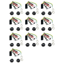 10X Inmovilizador RFID 2.4G Bloqueo de Motor Inalámbrico Alarma de Automóvil Circuito Antisecuestro Corte Dispositivo de Desbloqueo Automático