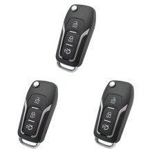3X Car Remote Key Shell Remote Key Case Cover for Focus Fiesta Mondeo S-Max C-Max