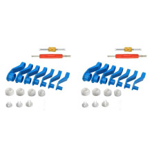 AC Fuel Disconnect Tool 32Pcs Universal Fuel Quick Disconnect Fitting Slang Kits Oliekoeler Buis Removal Tool A