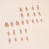 French Press-on Nails: Nude Stiletto Silver Tips 4