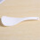 2X Kitchen Dotted White Plastic Flat Rice Scoop Paddle Meal Spoon 7