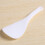 2X Kitchen Dotted White Plastic Flat Rice Scoop Paddle Meal Spoon 8