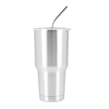 2X Edelstahl Becher mit Deckel Stroh 30 Unzen Doppel Wandige Isolier Vakuumflasche Bier Tasse Vacuum flask Kanne Kaffee Trinken