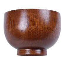 4X Holzschalen Holz Suppe Schuessel Gesunde Lebensmittel Container Vintage Abendessen Geschirr Kueche Zubehoer