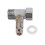Adaptador de áGua de AlimentaçãO de 3X RO 1/2 Polegadas um 1/4 Polegadas Torneira de VáLvula de Esfera de AlimentaçãO Por Osmose Reversa Prata 8