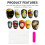 (S) Colorful Almond Press-On Nails - 10PCS Reusable 5