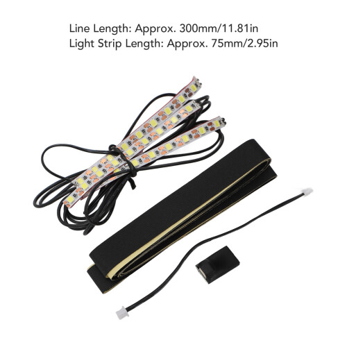 Bambu Lab barra LED da 5V 12W, striscia da 75 mm, 300 mm 1
