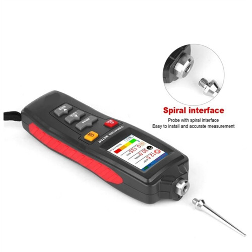 Vibration Analyzer Digital Vibration Meter Handheld Vibration Monitor Color Display Mechanical Equipment Test Probe 1